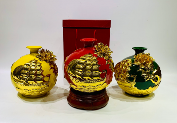 Bình hút lộc mệnh Kim